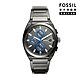 FOSSIL Everett Chronograph 鋼鐵鎗色硬派風格手錶 鎗色不鏽鋼錶帶 42MM FS5830 product thumbnail 1