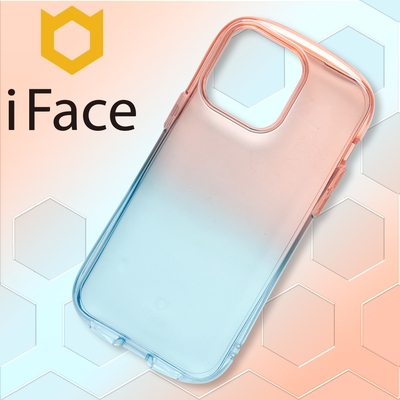 日本 iFace iPhone 14 Pro Max Look in Clear Lolly 抗衝擊透色糖果保護殼 - 水漾草莓色