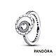【Pandora官方直營】Pandora Signature Logo 密鑲寶石圓環戒指-絕版品 product thumbnail 1
