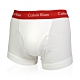 CALVIN KLEIN CLASSIC FIT 加長款純棉平口四角褲/CK內褲-(紅邊白色) product thumbnail 1