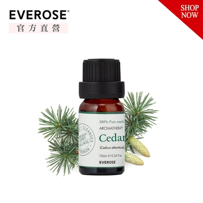 【Everose 愛芙蓉】芳香祕笈 單方純精油10ml-雪松 (天然精油/按摩/薰香/泡澡/送禮)