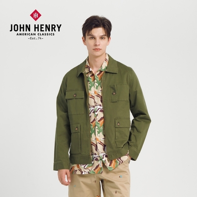 JOHN HENRY 軍裝多口袋夾克外套