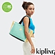 Kipling 黃綠撞色拼接大容量主袋手提包-NALO product thumbnail 1
