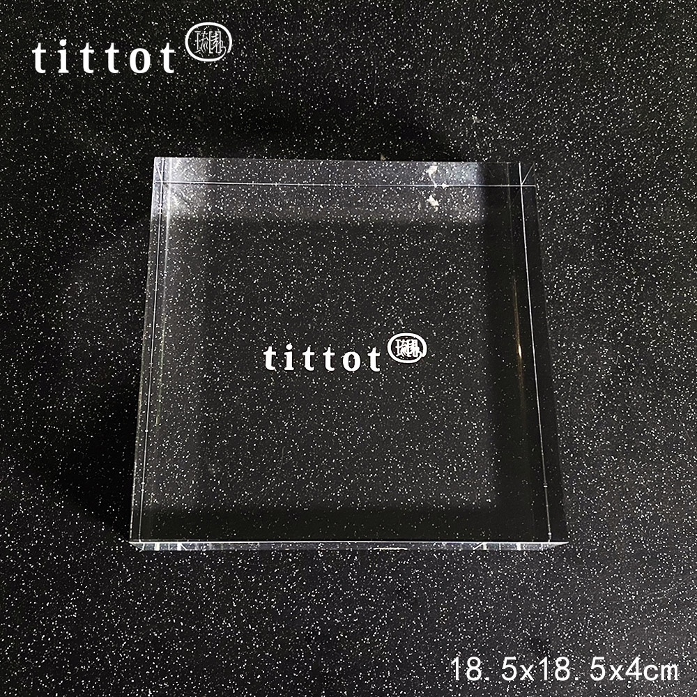 琉園tittot 壓克力底座 18.5x18.5x4cm 大方 2件組