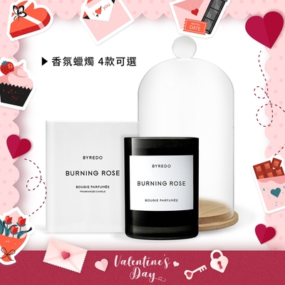 BYREDO 現代居家香氛蠟燭240g-多款可選[熾火玫瑰/純柔絨棉/懷舊書香/叢花魅影]