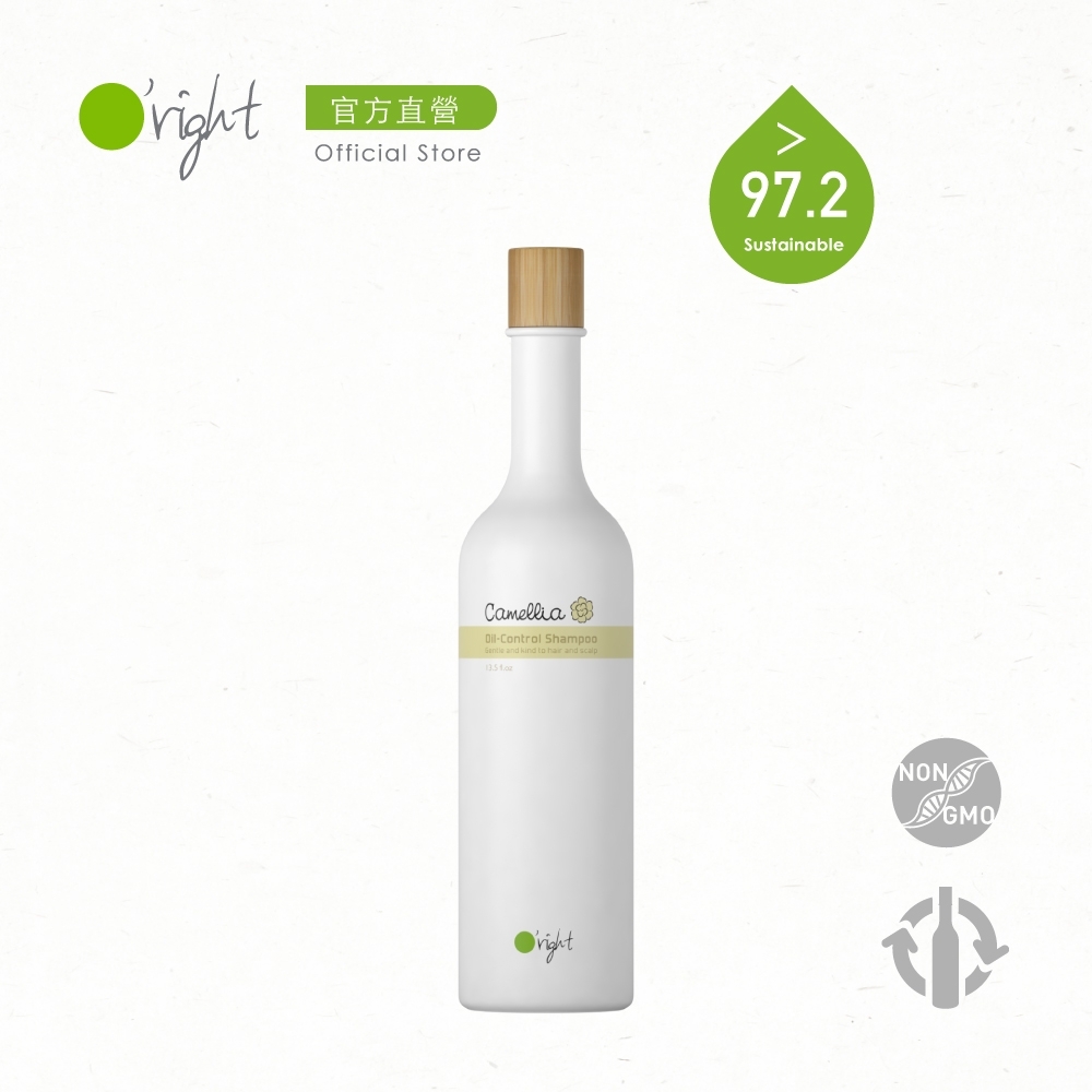 O’right 歐萊德 茶花控油洗髮精400ml