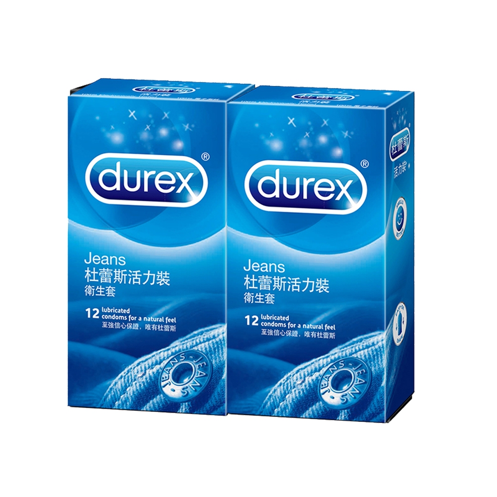 Durex 杜蕾斯-活力裝保險套(12入)x2盒