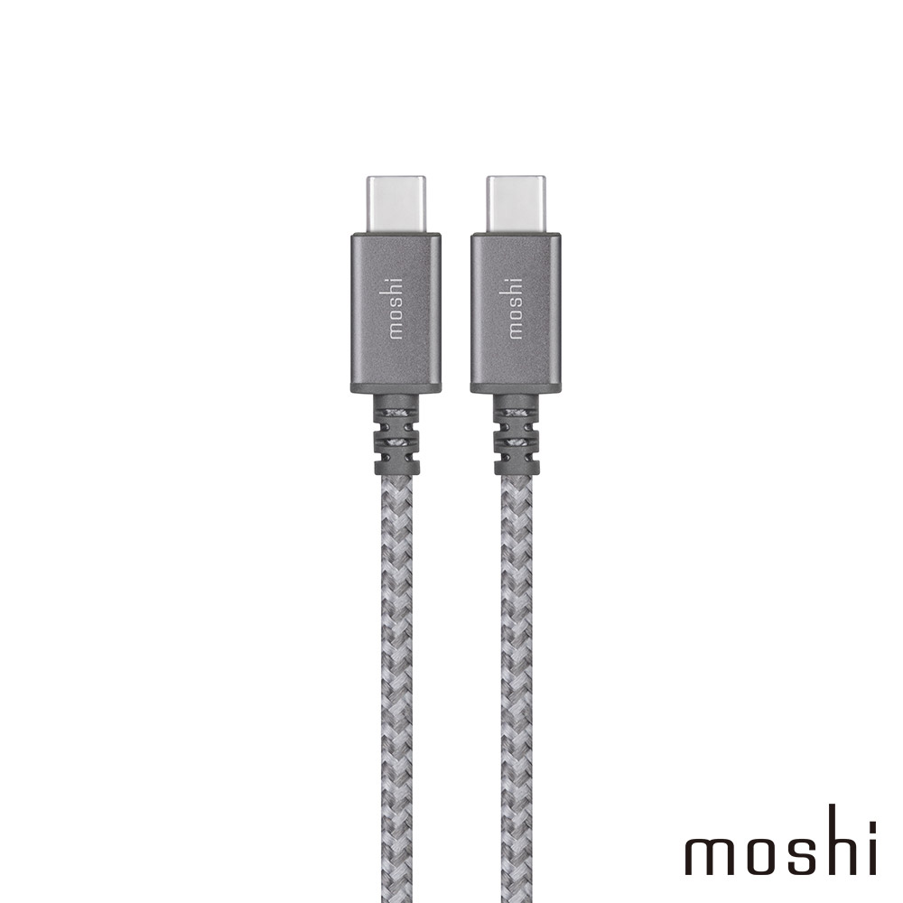 Moshi Integra 強韌系列USB-C to USB-C 耐用充電/傳輸編織線