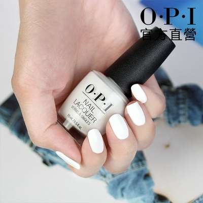 OPI 極地白雪 經典指甲油-NLL00．小黑蓋/經典系列指彩/美甲彩繪/官方直營