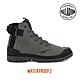 PALLADIUM PAMPA EVO LTH LITE+ WP+輕量皮革拉鍊防水靴-男-鐵灰 product thumbnail 1