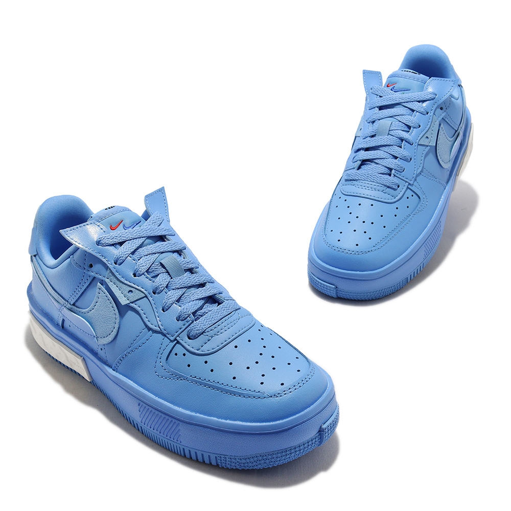 Nike 休閒鞋Air Force 1 Fontanka 女鞋水藍AF1 University Blue DH1290