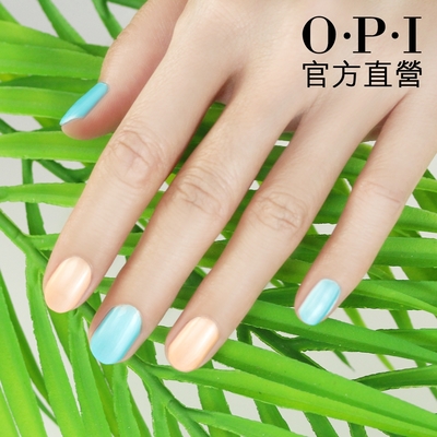 OPI 高跟鞋請準備 類光繚指甲油-ISLP004．小銀蓋/如膠似漆夏日法則系列指彩/柔和桃/美甲彩繪/官方直營