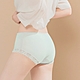 台灣製絲蛋白蕾絲抗敏M-XL中腰健康彈性包臀內褲 環保 綠 可蘭霓Clany product thumbnail 1
