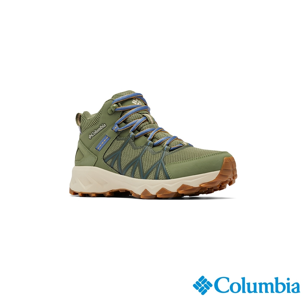 Columbia哥倫比亞 男女款-OD防水高筒健走鞋 (女款-軍綠)