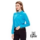 【Lynx Golf】女款防菌抗臭絲光棉長袖POLO衫-亮藍色 product thumbnail 2