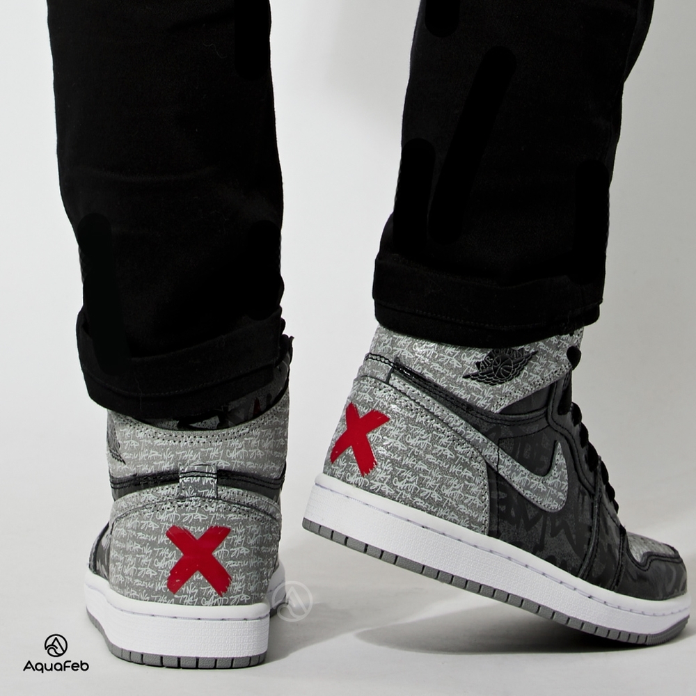 Nike Jordan 1 Retro High OG Rebellionaire 男鞋黑色休閒鞋555088-036