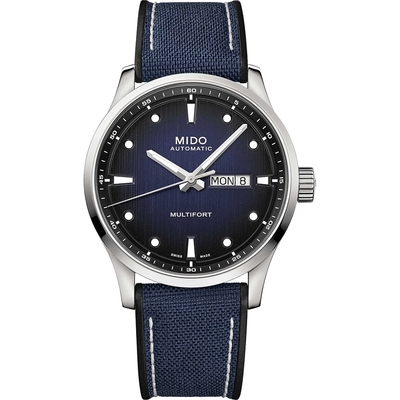 MIDO 美度 官方授權 Multifort M 先鋒系列 80小時動力儲存機械錶 送禮推薦-42mm M0384301704100