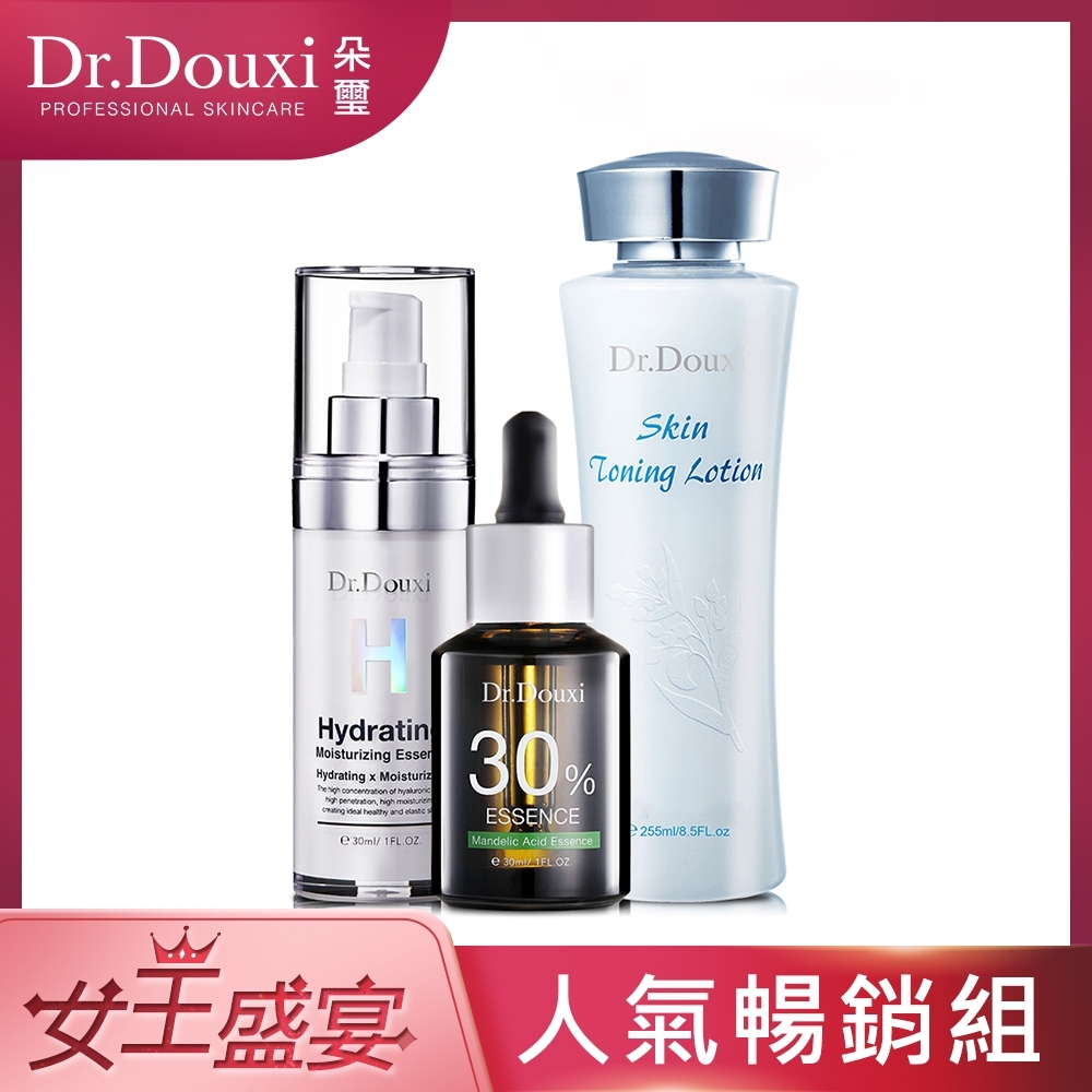 Dr.Douxi 朵璽  薏沛健康機能水 255ml+玻尿酸精華30ml+杏仁酸精華液30% 30ml