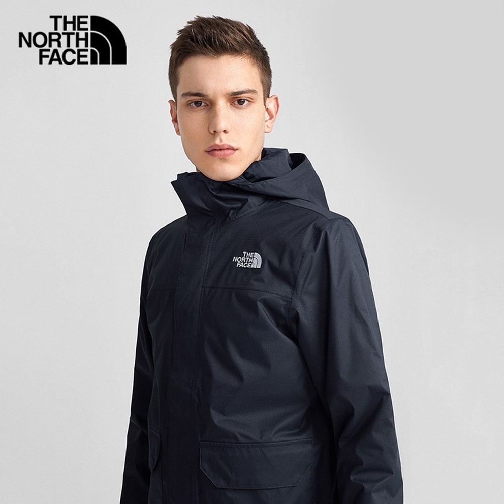 The North Face M MFO LIFESTYLE ZIP-IN JACKET男 防水外套 深藍-NF0A4NEDRG1