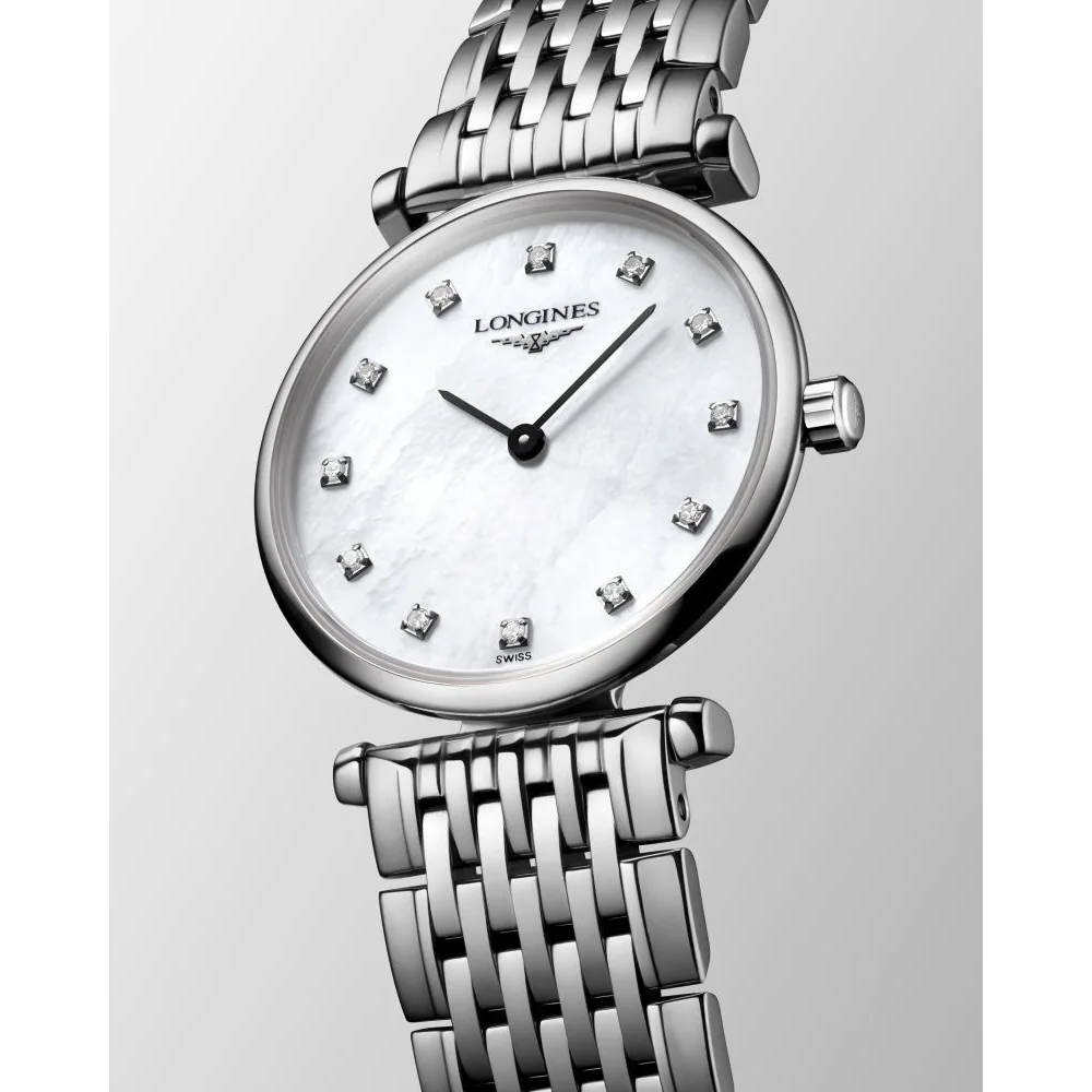 LONGINES 浪琴 官方授權 嘉嵐系列鑽石女錶 年終送禮-24mm L4.209.4.87.6