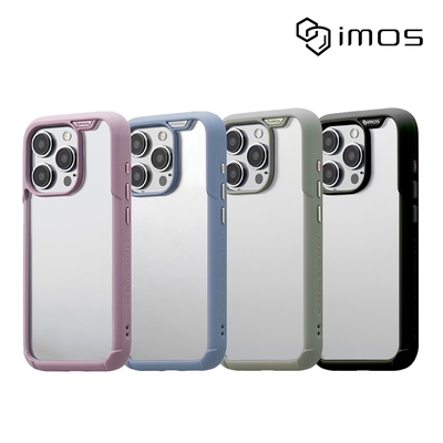 iMos iPhone 15 Pro Max 6.7吋 Ｍ系列 軍規認證雙料防震保護殼(4色)