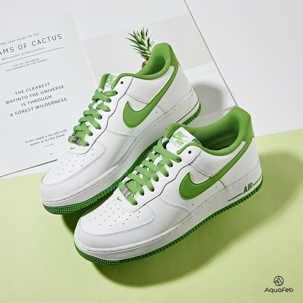 Nike Air Force 1 Low 男鞋白綠色AF1 經典運動休閒鞋DH7561-105 | 休閒鞋| Yahoo奇摩購物中心