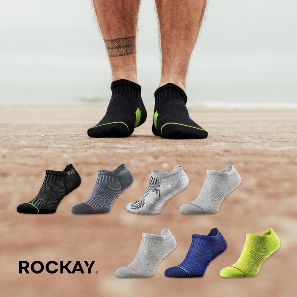 【ROCKAY】Accelerate 競速超短筒機能襪 - 多色可選
