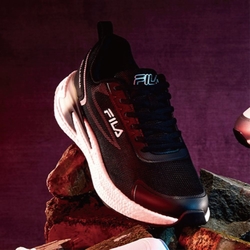 FILA Neon 男慢跑鞋-黑 1-J904X-014