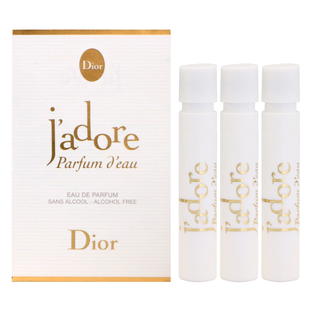 Dior迪奧 J'adore 真我宣言-澄淨香氛淡香精 1.2ml 針管(3入組)