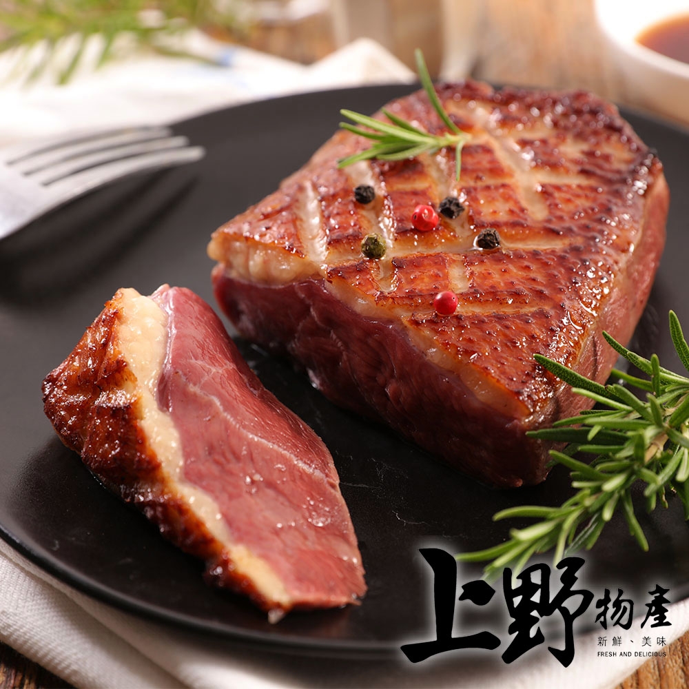 【上野物產 中秋烤肉】極品櫻桃鴨胸 x12片組(200g土10%/片) 烤肉組 燒肉