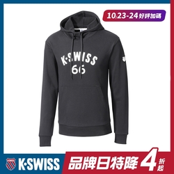 K-SWISS KS 66 Hoodie連帽上衣-男-黑