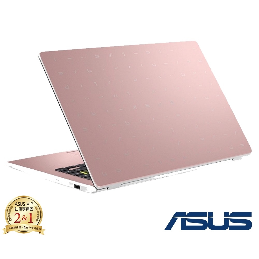 ASUS E410KA 14吋筆電 (N4500/4G/128G/Win11 Home S模式/玫瑰金)