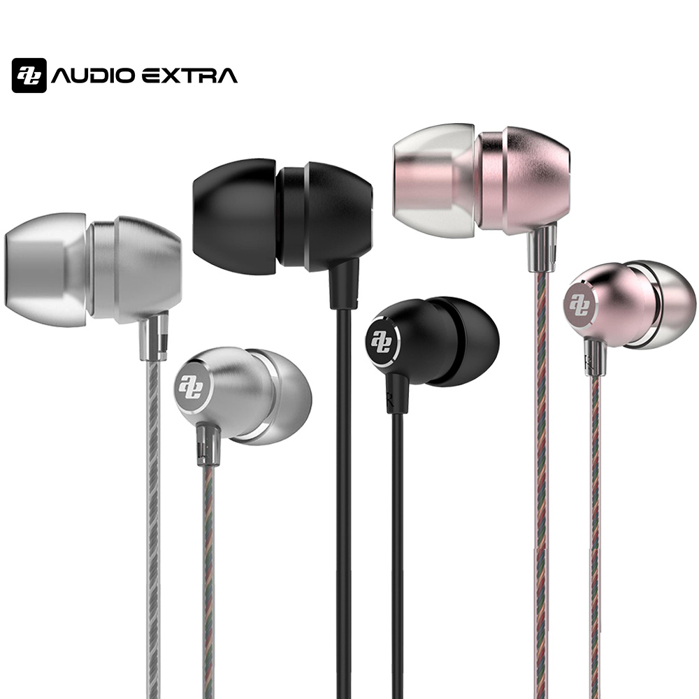 AUDIO EXTRA AE-M7 立體聲含麥克風入耳式耳機(日系品牌)-銀色