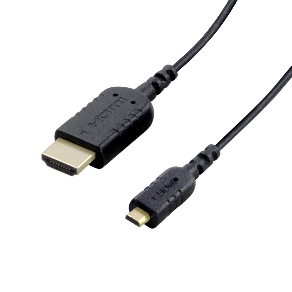 HD1408 標準HDMI(A) ─ Micro HDMI(D) (0.8M)