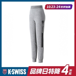 K-SWISS KS Waist Band Sweat Pants棉質運動長褲-男-灰