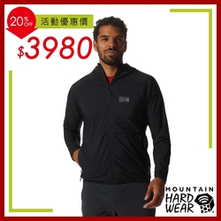 【Mountain Hardwear】Kor AirShell Hoody 空氣感超輕防風連帽外套 黑色 男款 #1985031