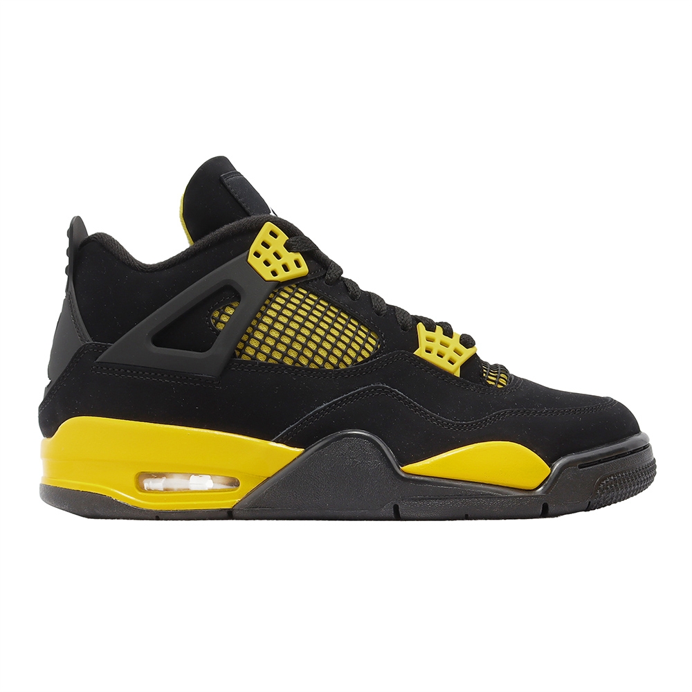 Nike Air Jordan 4 Retro Thunder 黑黃復刻AJ4 雷神男鞋喬丹4代DH6927