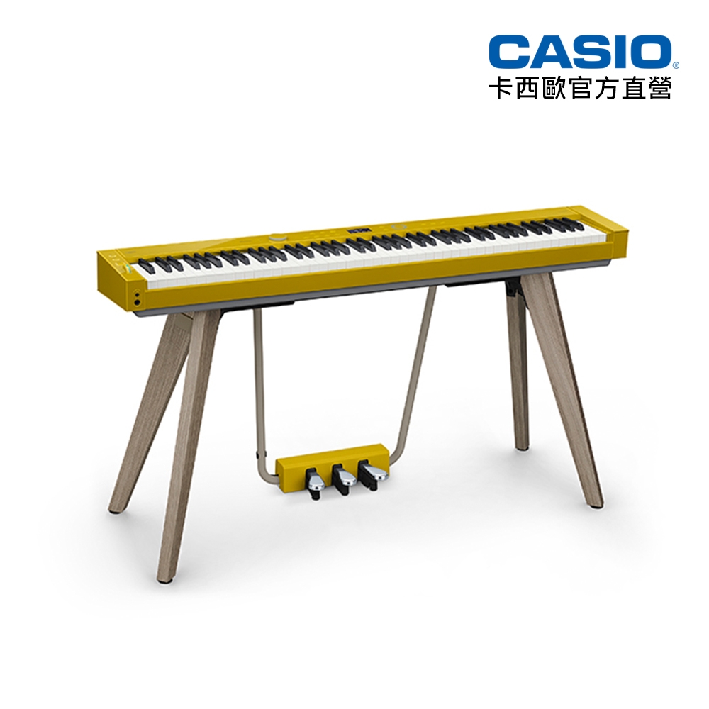 CASIO卡西歐原廠數位鋼琴木質琴鍵PX-S7000晨曦黃(含安裝+ATH-S100耳機)