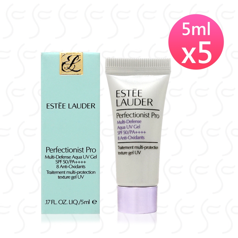 ESTEE LAUDER雅詩蘭黛 Pro全能防曬超輕感水凝露5ml*5