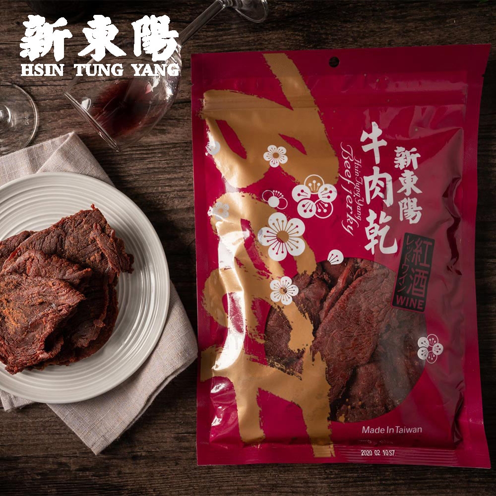 新東陽 紅酒牛肉乾(220g)