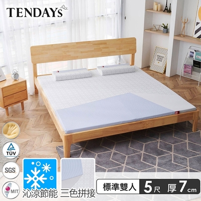 【TENDAYS】包浩斯紓壓床墊5尺標準雙人(7cm厚 記憶床)-買床送枕