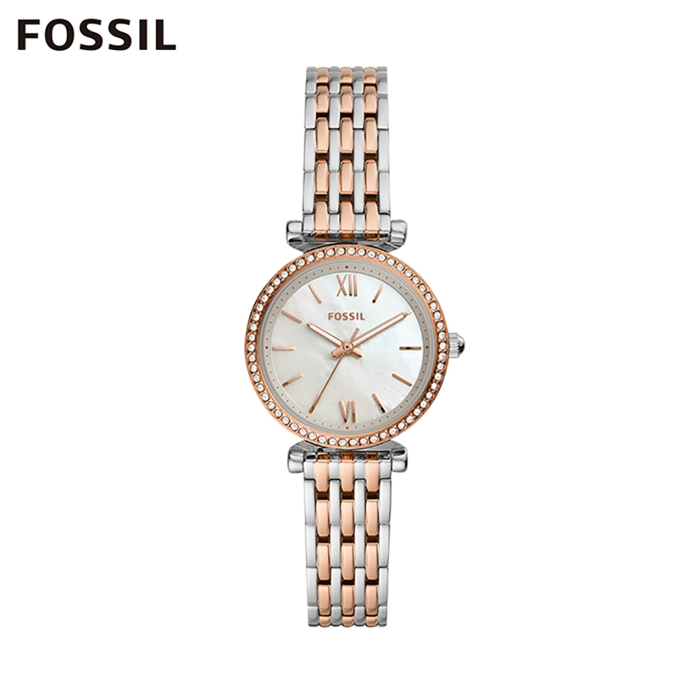 FOSSIL CARLIE 高雅璀璨輕奢華女錶 28MM ES4649