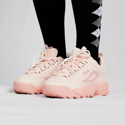 FILA DISRUPTOR KNIT v2 中性運動鞋-粉 4-C634X-650