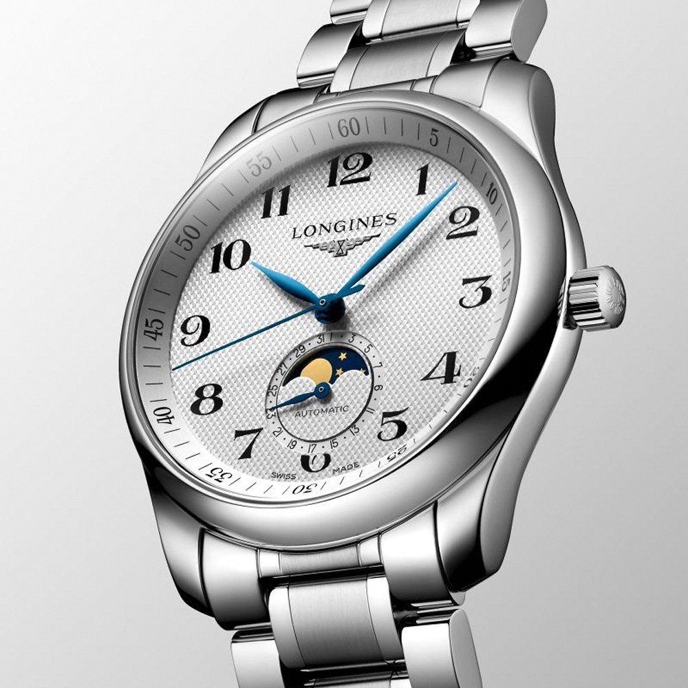 LONGINES 浪琴 官方授權 Master 巨擘系列月相機械錶-40mm L2.909.4.78.6