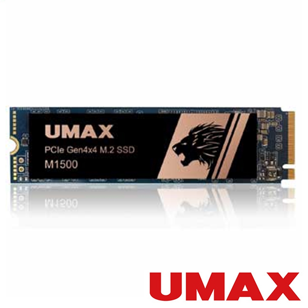 UMAX M1500 2TB M.2 PCIe SSD Gen4x4 固態硬碟