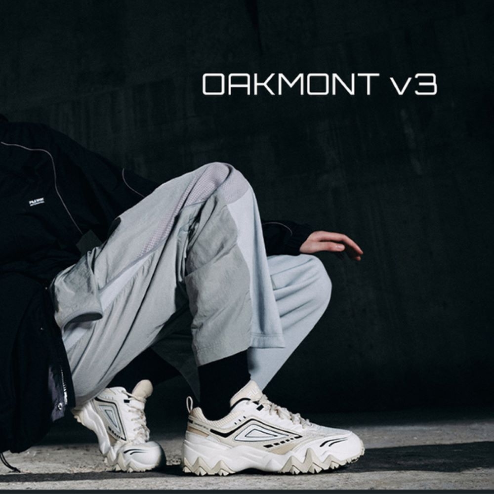 FILA OAKMONT TR v3 中性運動鞋-米白 4-C630X-920