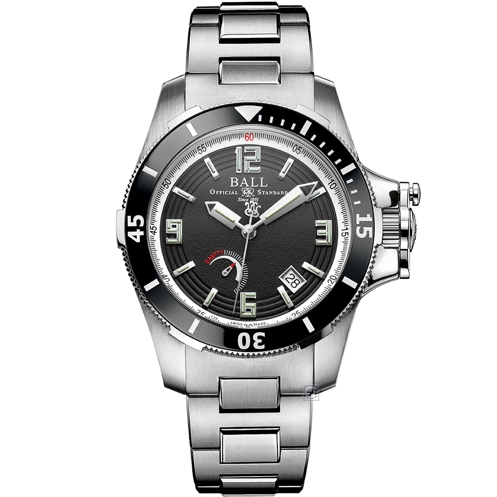 BALL Engineer Hydrocarbon Hunley 限量版機械腕錶-PM2096B-S1J-BK/42mm