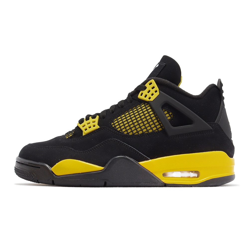 Nike Air Jordan 4 Retro Thunder 黑黃復刻AJ4 雷神男鞋喬丹4代DH6927