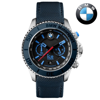 ICE-Watch BMW系列 經典限量款 兩眼計時腕錶53mm -深藍