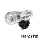 【Q-LITE】台灣製3白光LED2模式照明警示單車前燈-透明 product thumbnail 1